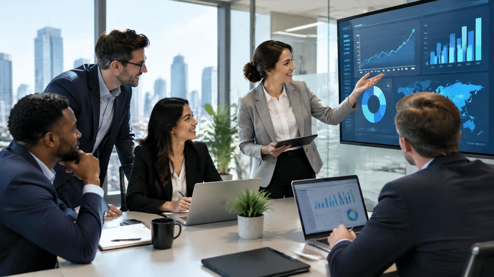 successful business team
