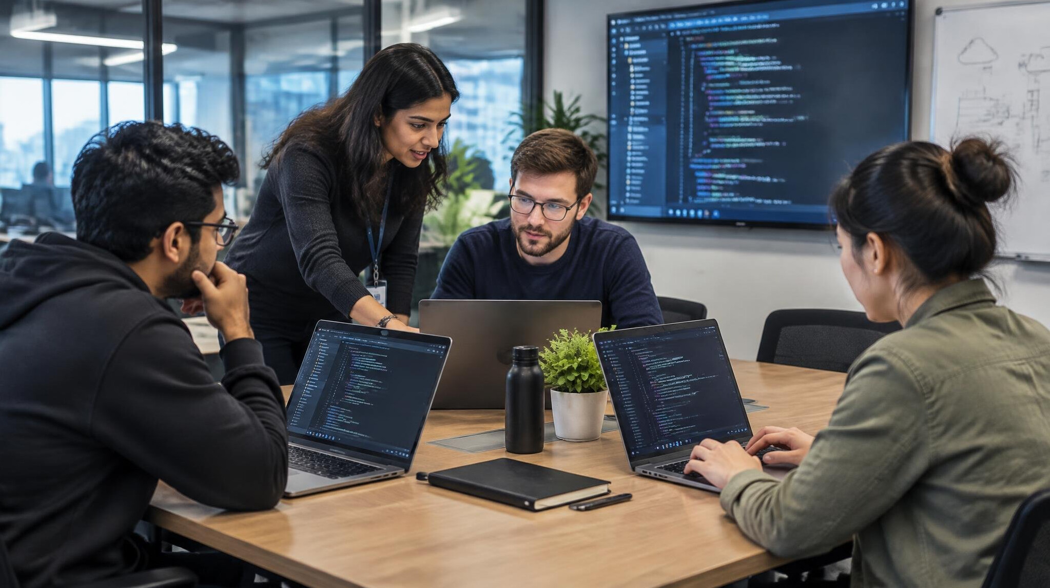software developers collaborating